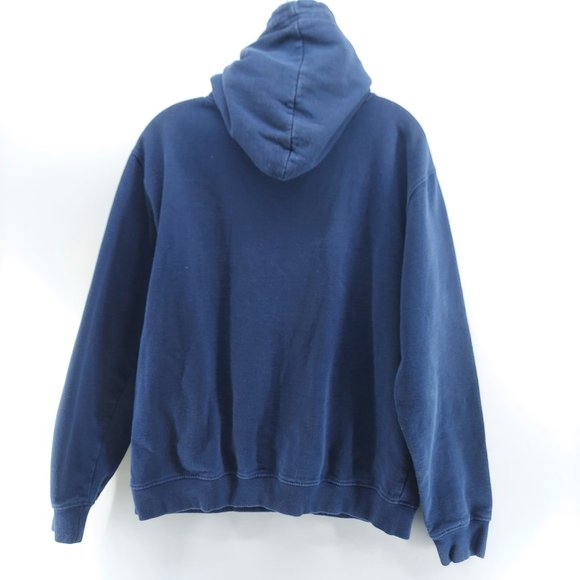 EMBRACE BY DEDICATED BLUE GRAOHIC HOODIE SWEATSHIRT LARGE - Picture 7 of 7